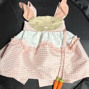 Adorable Pink and White Bunny Dress for Kids